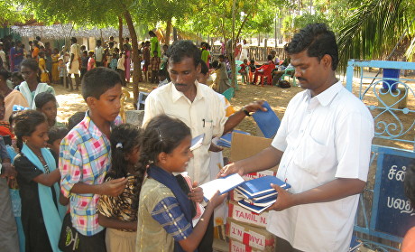 Picture 5 NT distributed to children